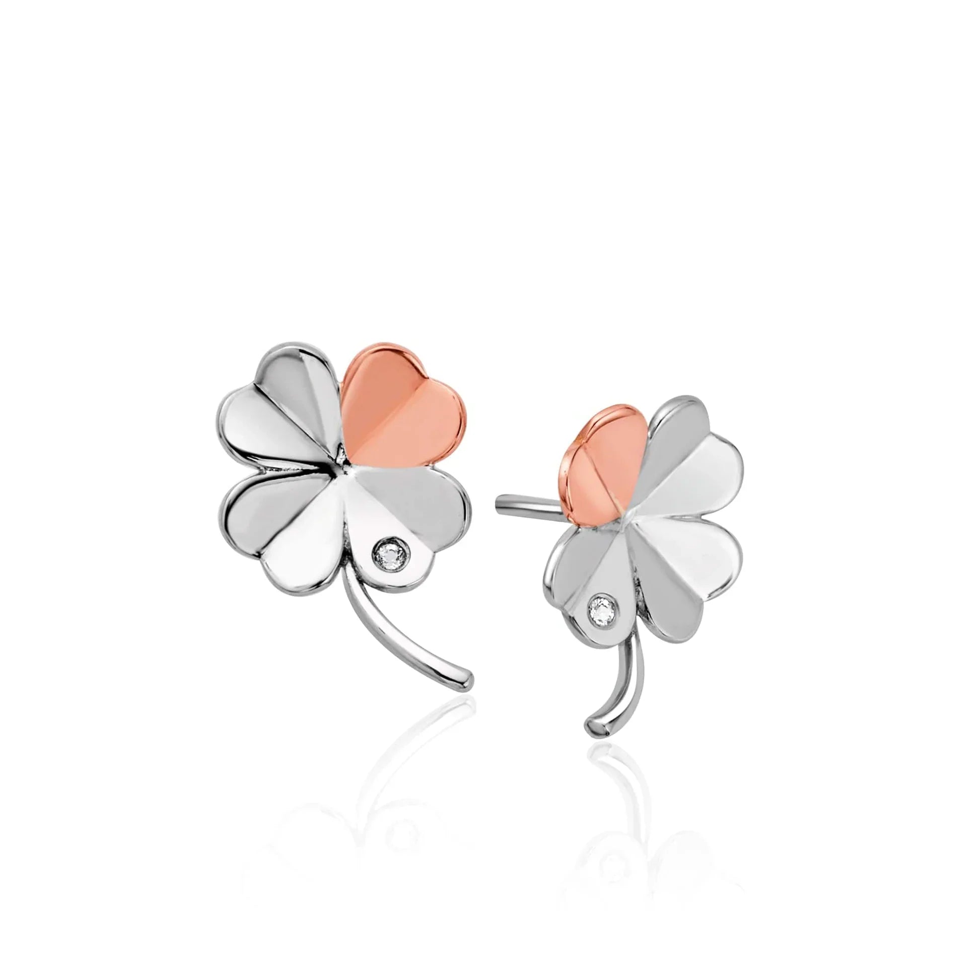 Clogau Pob Lwc Sterling Silver Stud Earrings