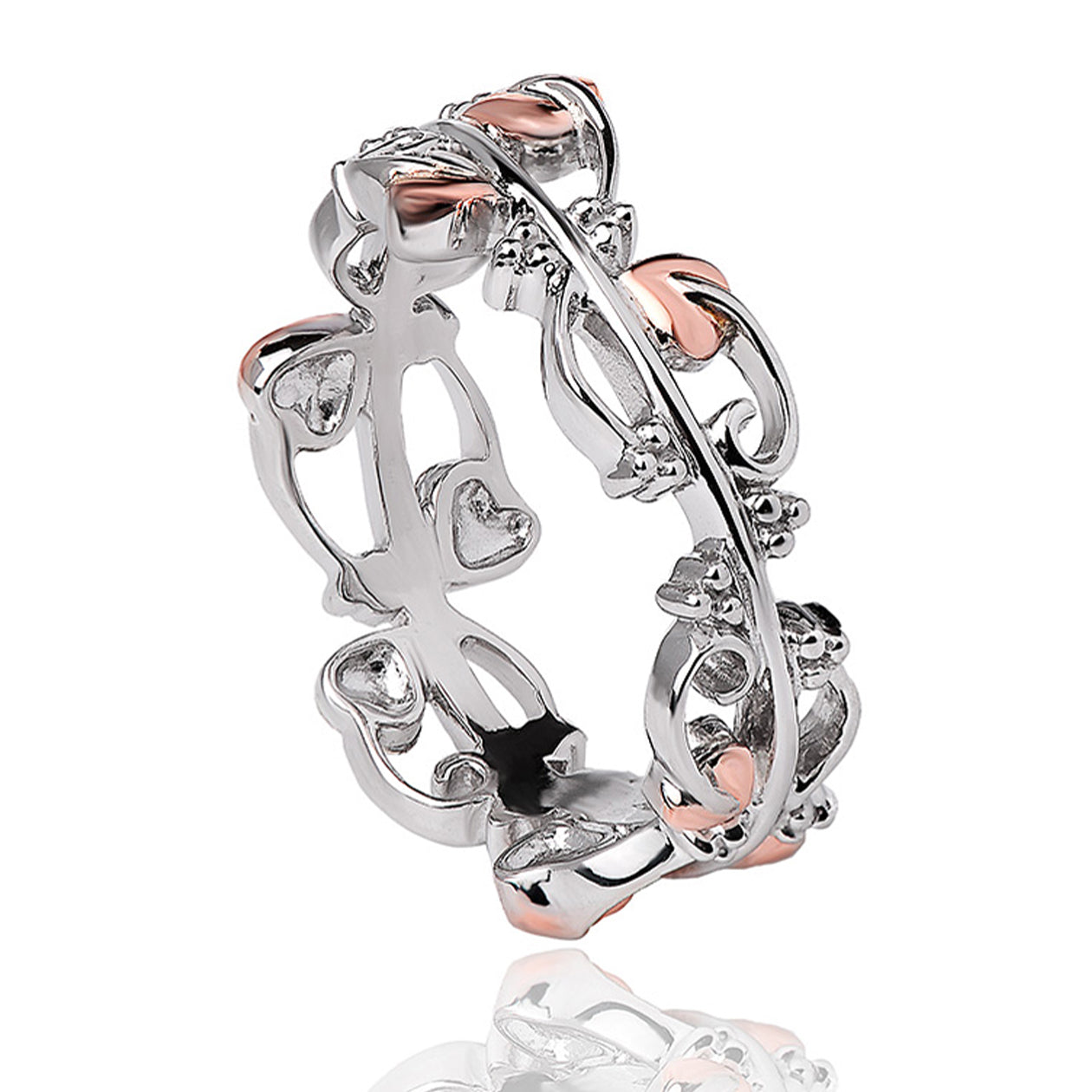 Clogau Tree Of Life Sterling Silver Ring D - N