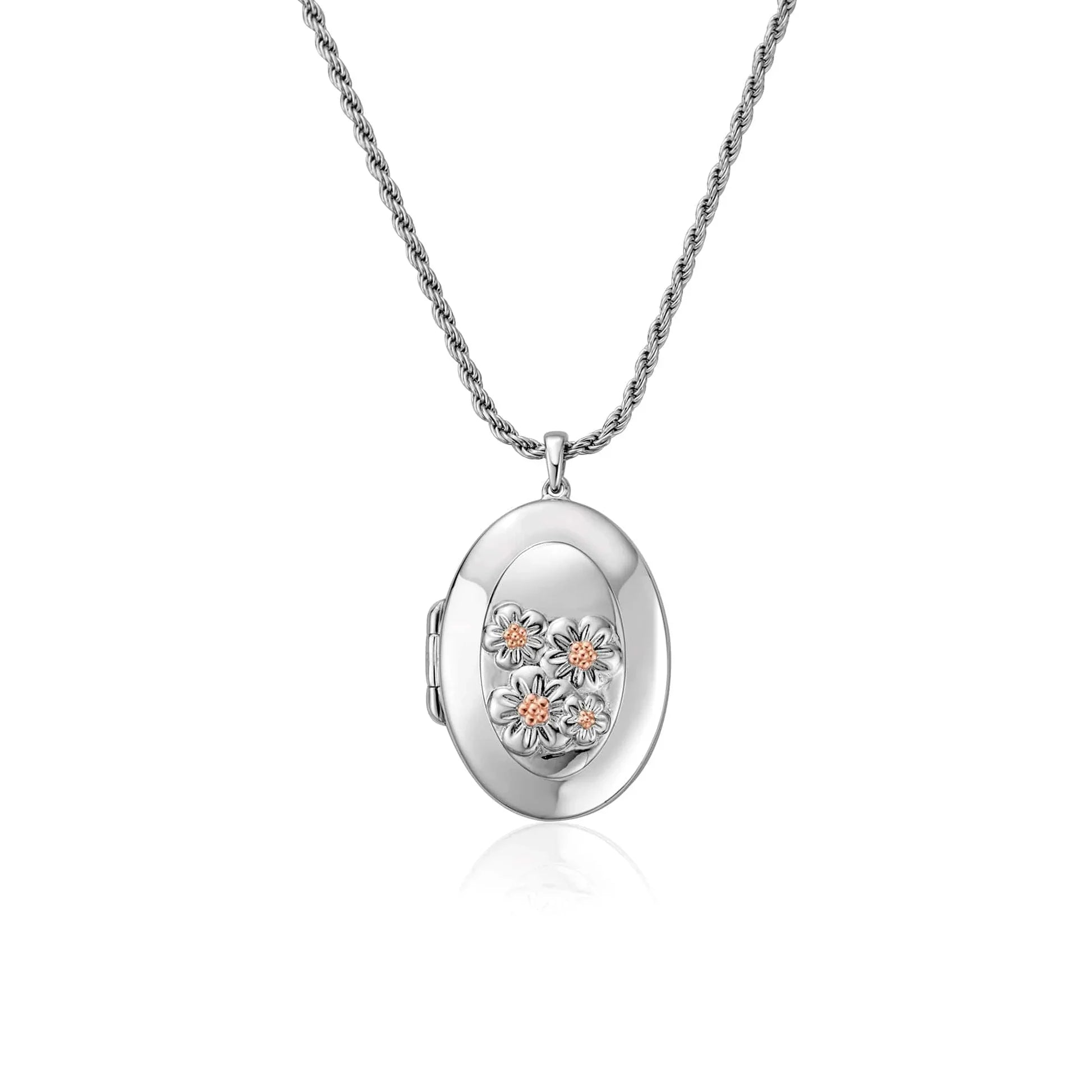 Clogau Forget Me Not Sterling Silver Locket