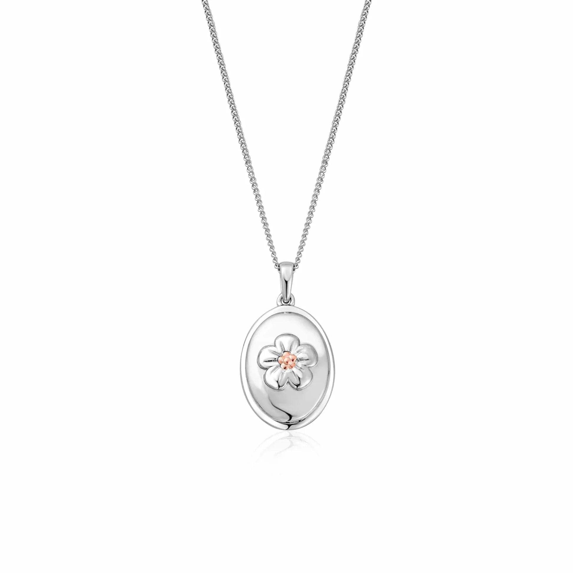 Clogau Forget Me Not Sterling Silver Pendant
