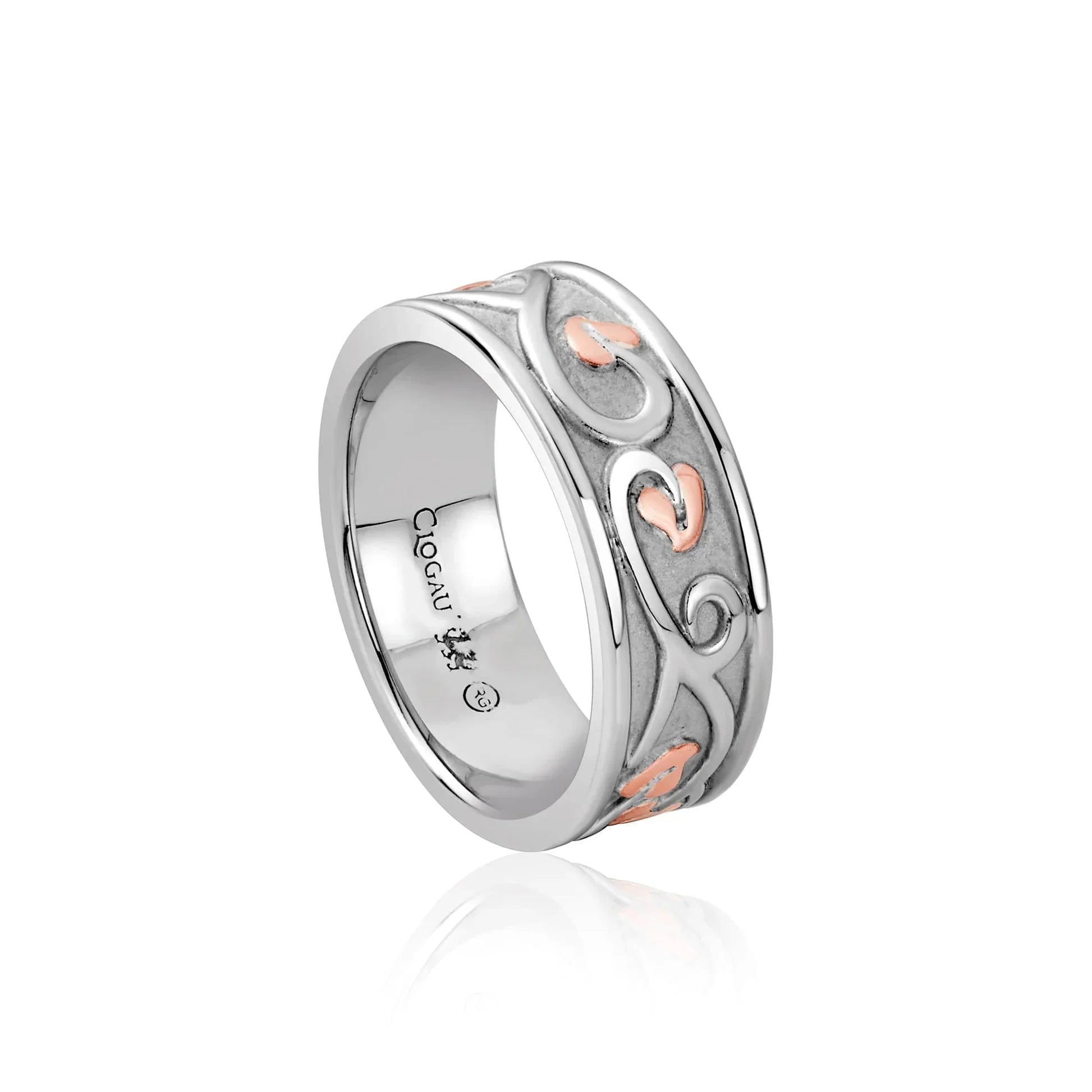 Clogau Tree of Life Sterling Silver Band Ring - O
