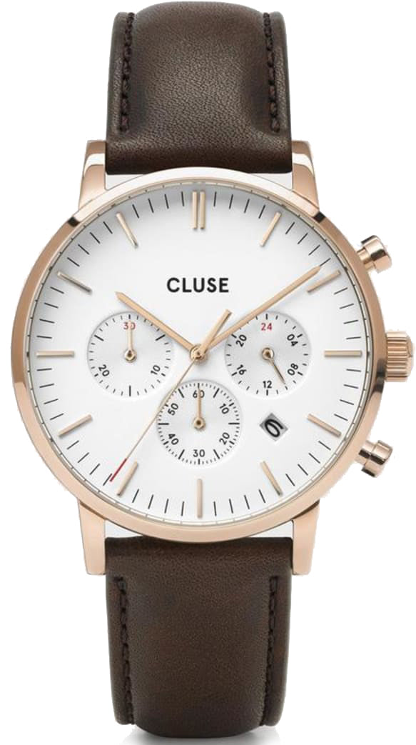 Cluse Watch Aravis Chrono Mens - White