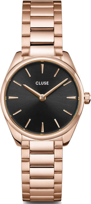 Cluse Watch Feroce Mini Black Rose Gold - Black