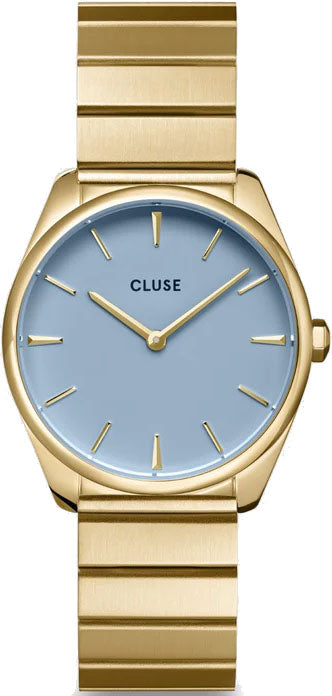 Cluse Watch Feroce Petite Blue Gold - Blue