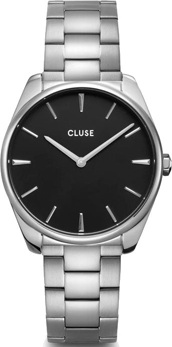 Cluse Watch Feroce Steel Black - Black