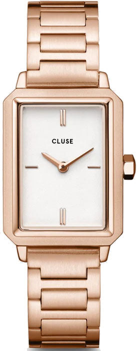 Cluse Watch Fluette White Rose Gold - White