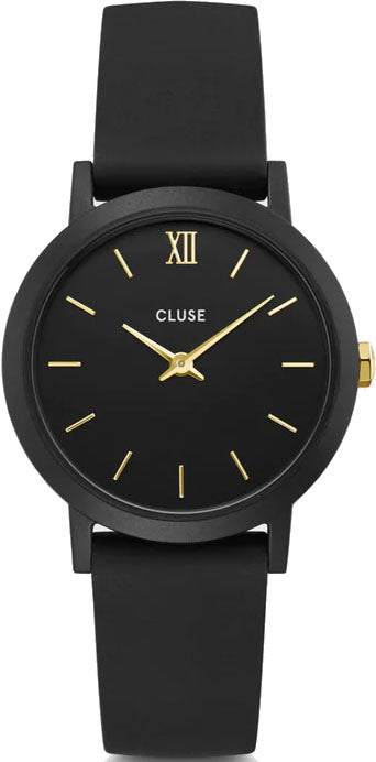 Cluse Watch Minuit Nylon Black Gold - Black