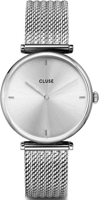 Cluse Watch Triomphe Mesh Full Silver - Silver