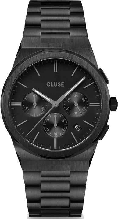 Cluse Watch Vigoureux Chrono Full Black - Black