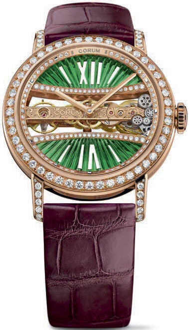 Corum Watch Golden Bridge Round - Green