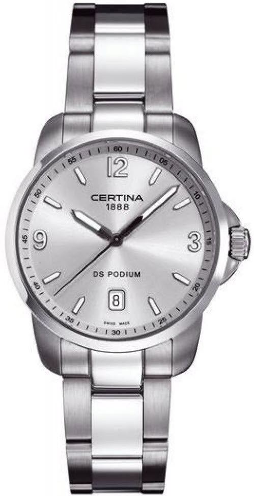 Certina Watch DS Podium Quartz - Silver