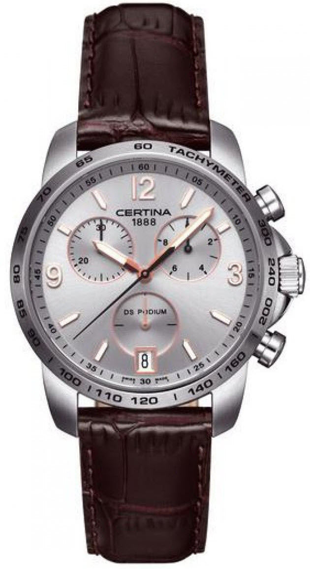 Certina Watch DS Podium Chrono Quartz - Silver