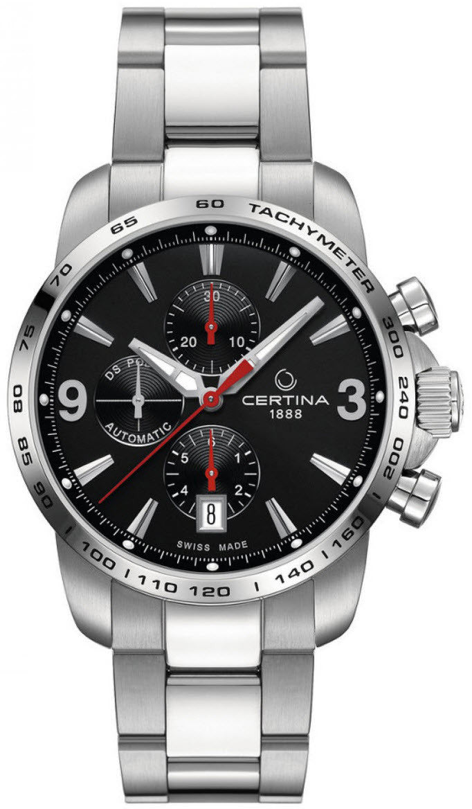 Certina Watch DS Podium Chrono Automatic - Black