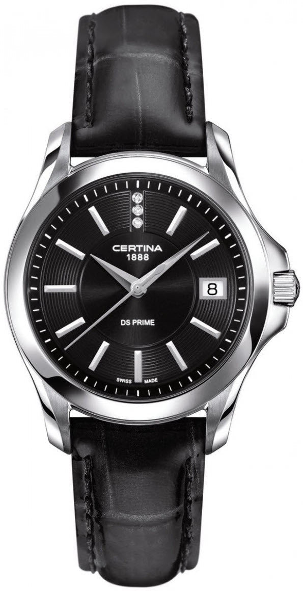Certina Watch DS Prime Lady Round Quartz - Black
