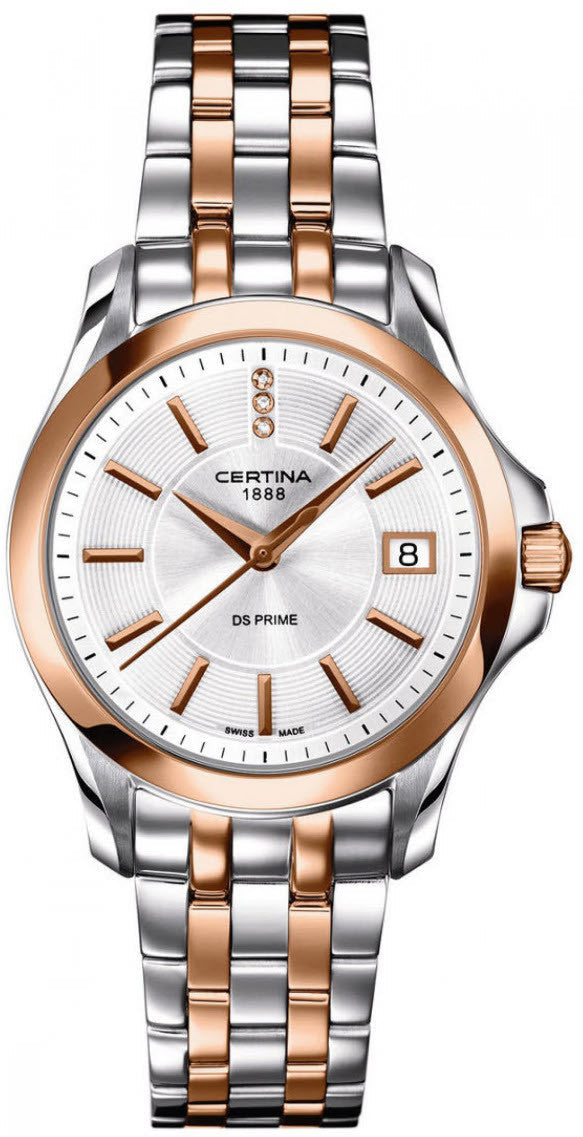 Certina Watch DS Prime Lady Round Quartz - Silver