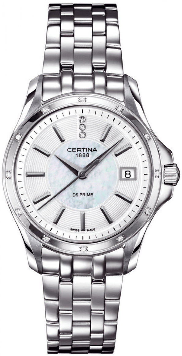 Certina Watch DS Prime Lady Round Quartz - White