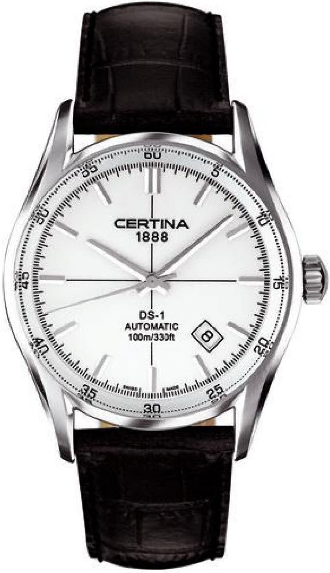 Certina Watch DS-1 Index Automatic - White