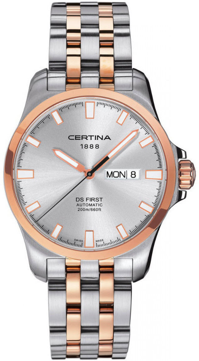 Certina Watch DS First Day Date Automatic - Silver