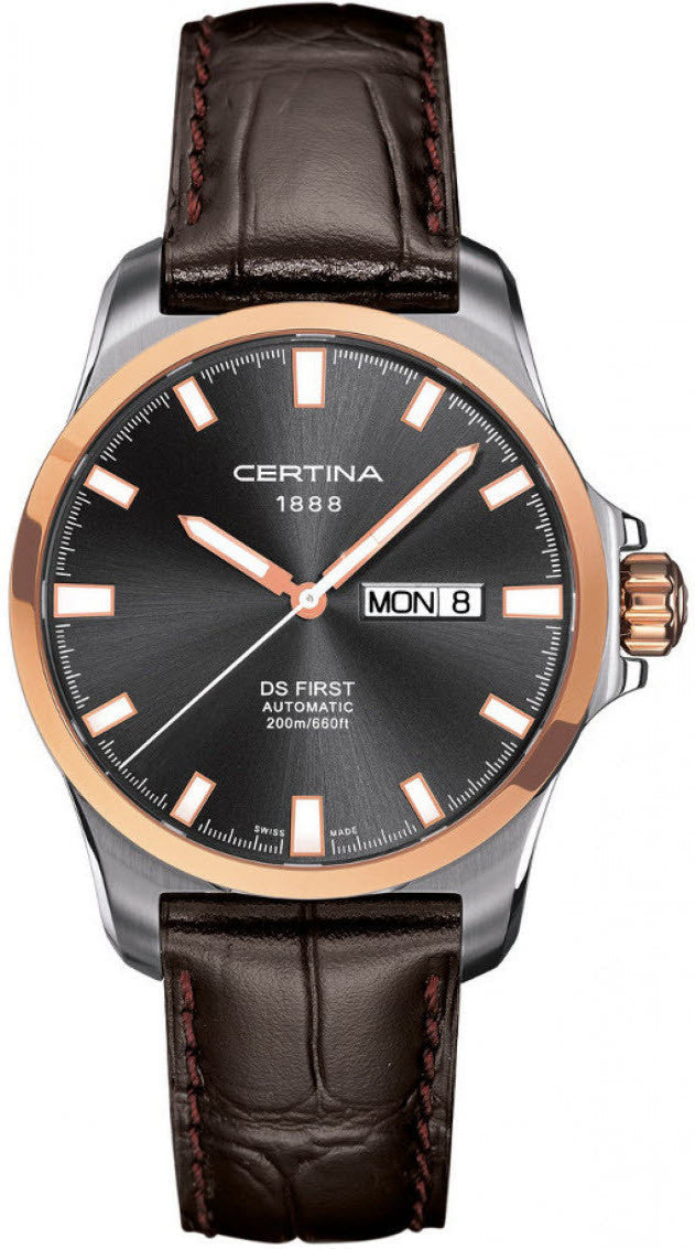 Certina Watch DS First Day Date Automatic - Black