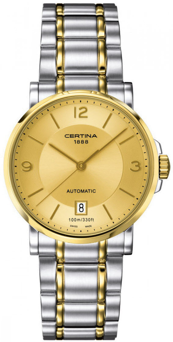 Certina Watch DS Caimano Gent Automatic - Gold