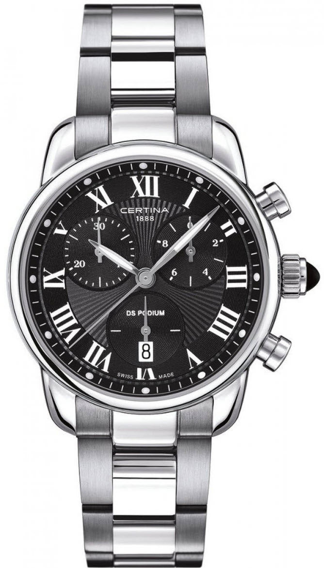 Certina Watch DS Podium Lady Chrono Quartz - Black