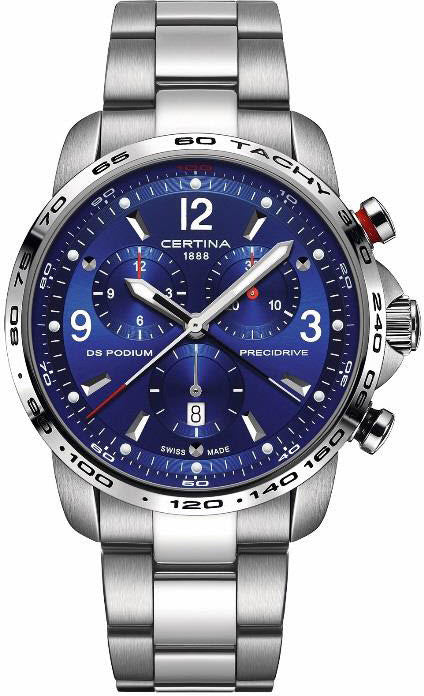 Certina Watch DS Podium Big Size - Blue