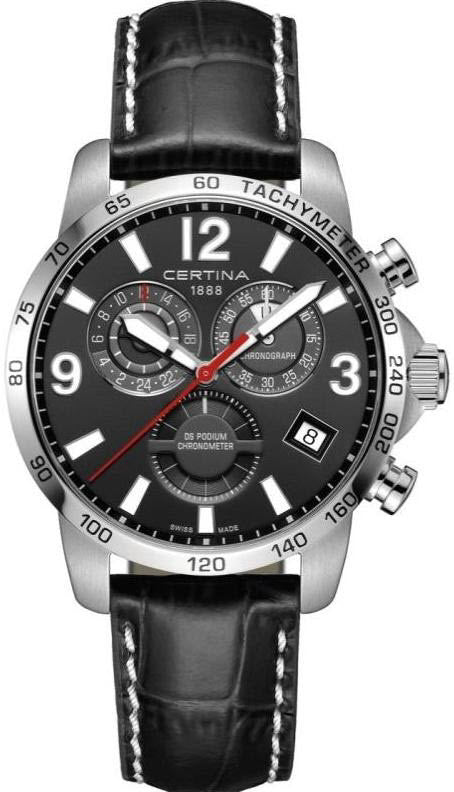 Certina Watch DS Podium Chrono GMT - Black