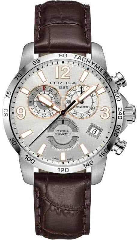 Certina Watch DS Podium Chrono GMT - Silver