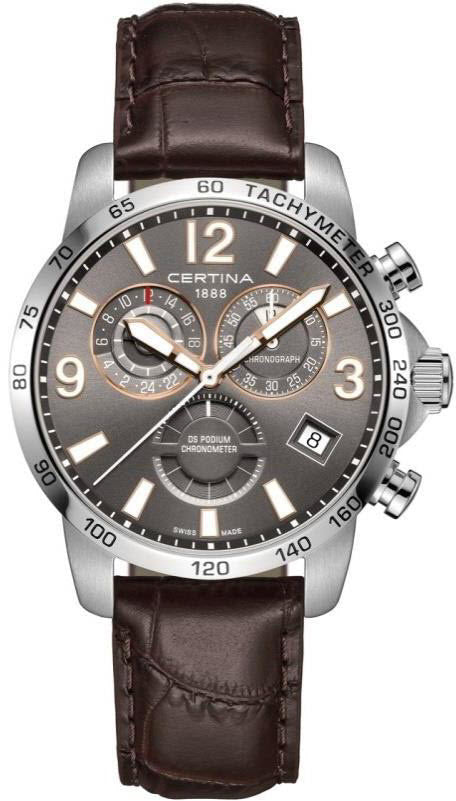 Certina Watch DS Podium Chrono GMT - Grey