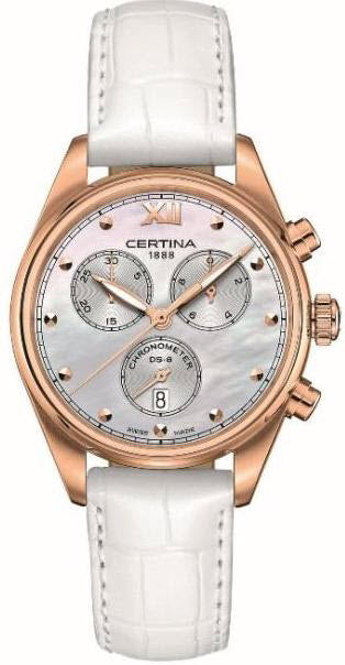 Certina Watch DS-8 Chrono Lady - White