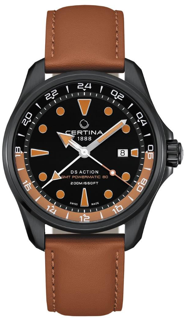 Certina Watch DS Action GMT Powermatic 80 - Black