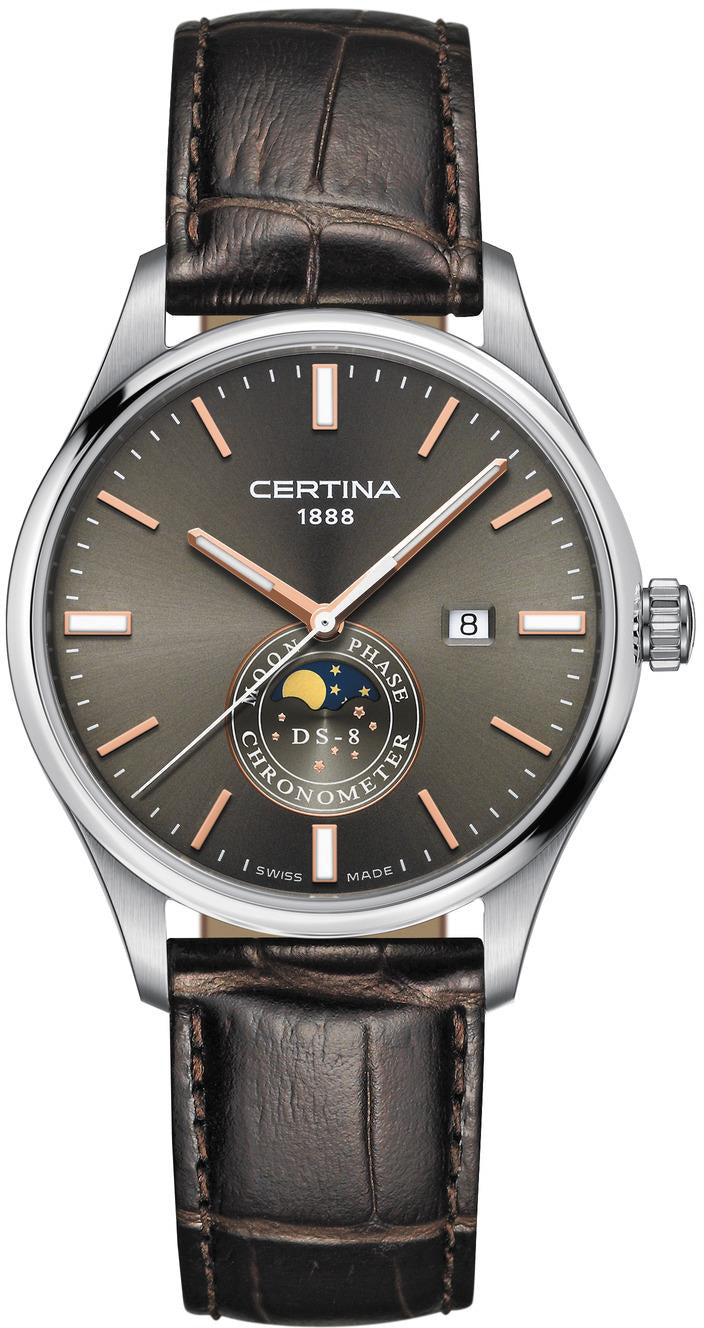 Certina Watch DS-8 Moon Phase - Grey