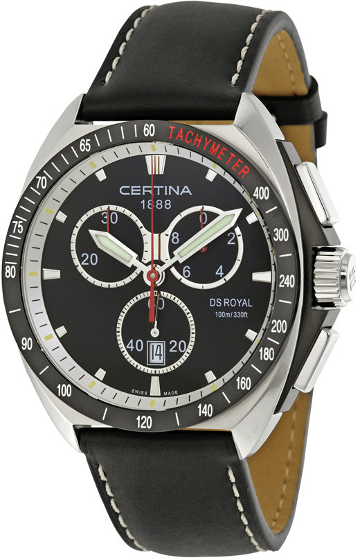 Certina Watch DS Royal Chronograph Mens - Black