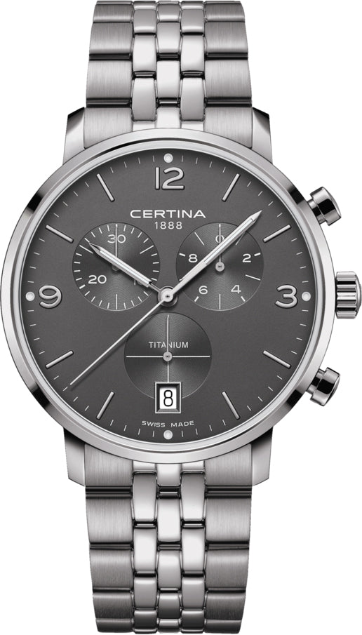Certina Watch DS Caimano Chronograph - Grey