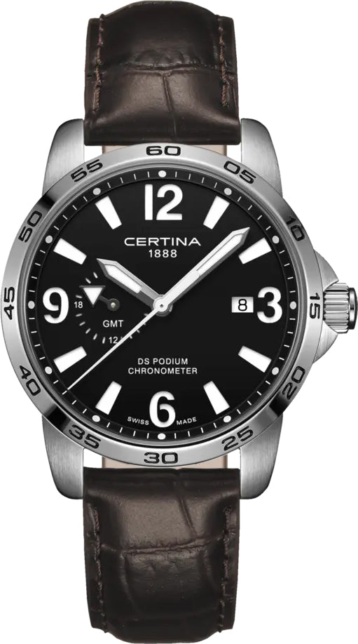 Certina Watch DS Podium GMT Quartz - Black