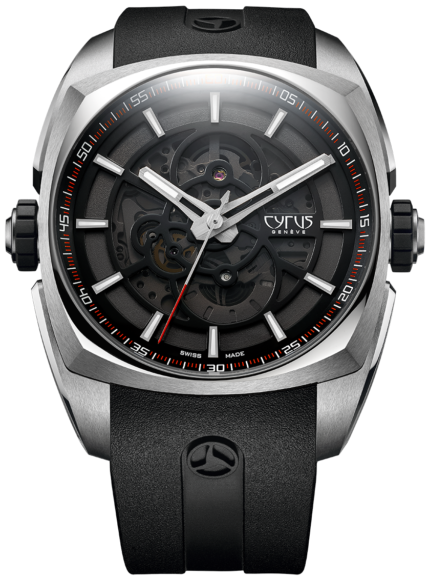 Cyrus Watch Klepcys Solo Tempo Steel Limited Edition - Black