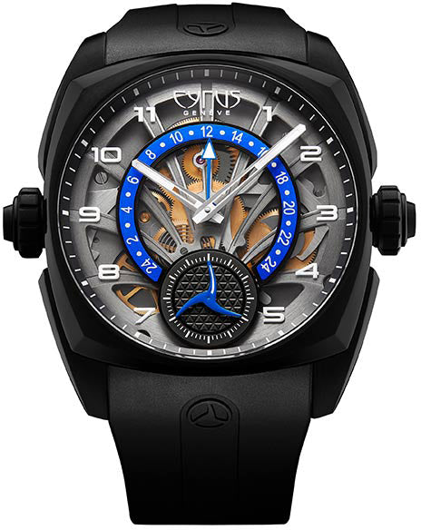 Cyrus Watch Klepcys GMT Retrograde Titanium DLC All Black Limited Edition - Grey