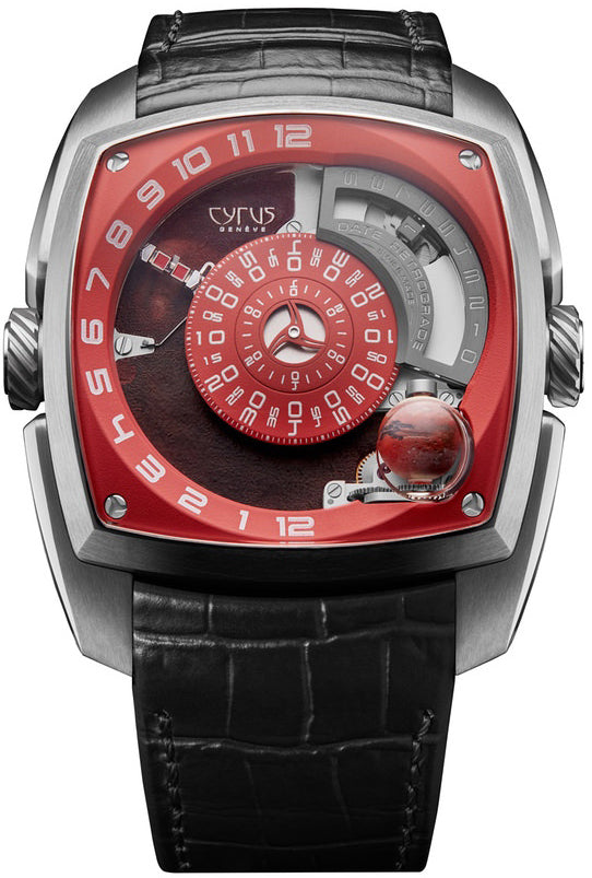 Cyrus Watch Klepcys Mars Red Titanium Limited Edition - Red