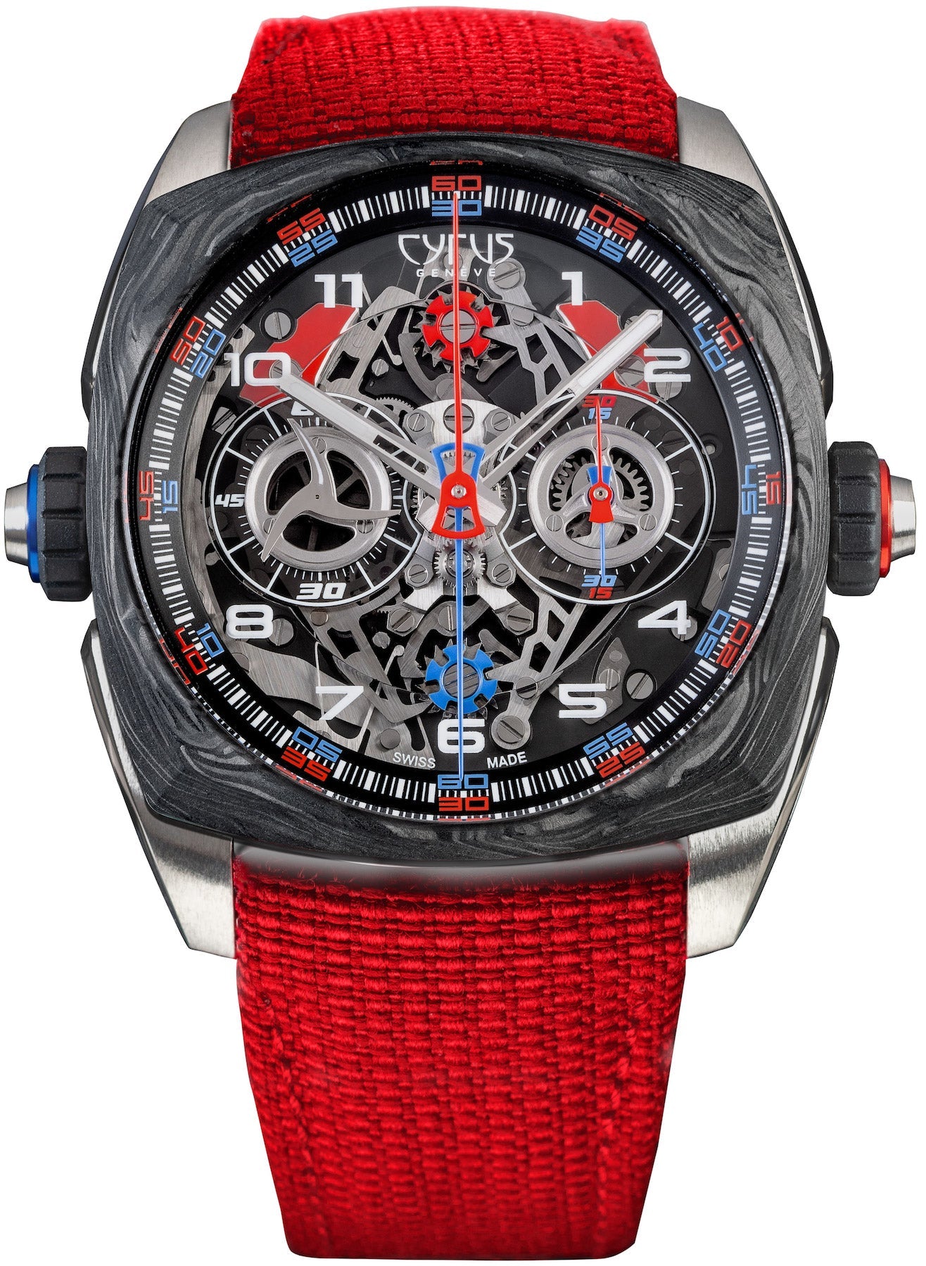 Cyrus Watch Klepcys Dice Titanium Carbon Fiber Limited Edition
