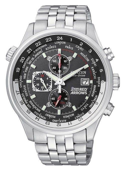 Citizen Watch Red Arrows Chronograph World Time Eco Drive