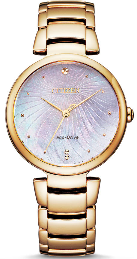 Citizen Watch Dress Eco Drive Ladies - White