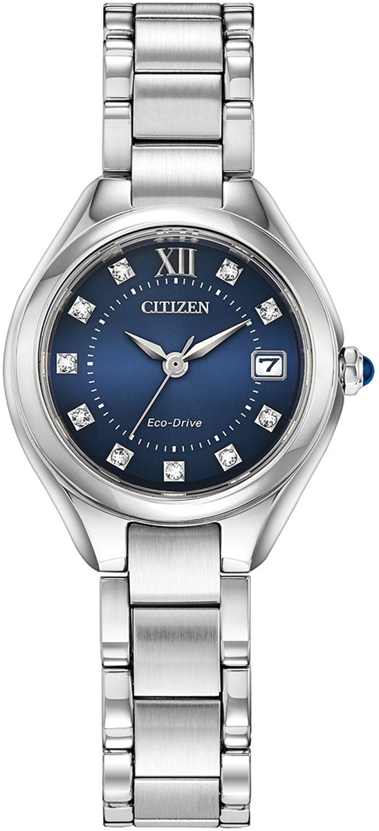 Citizen Watch Silhouette Crystal Ladies - Blue