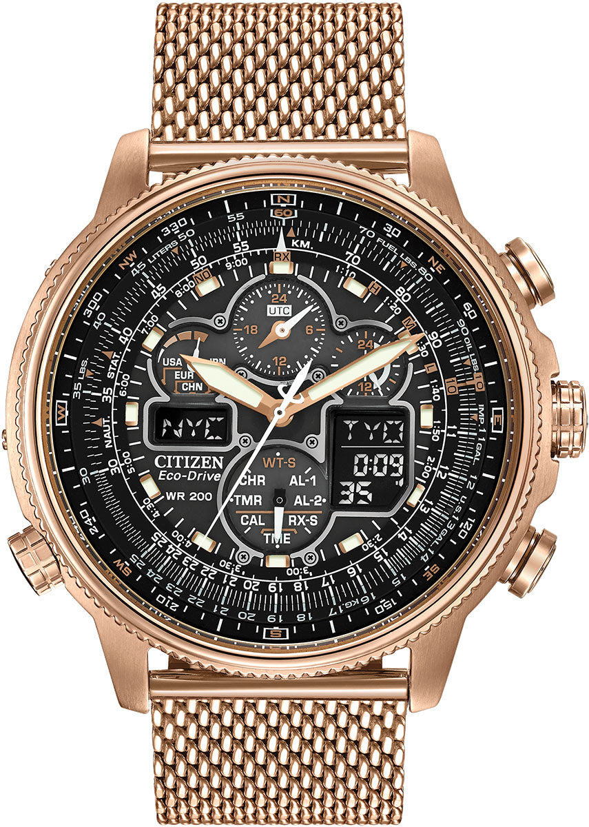 Citizen Watch Navihawk A.T Eco Drive Mens - Black