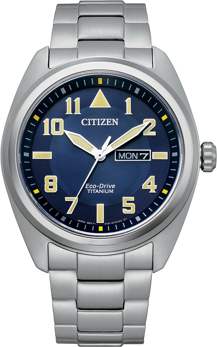 Citizen Watch Super Titanium Eco Drive Mens - Blue