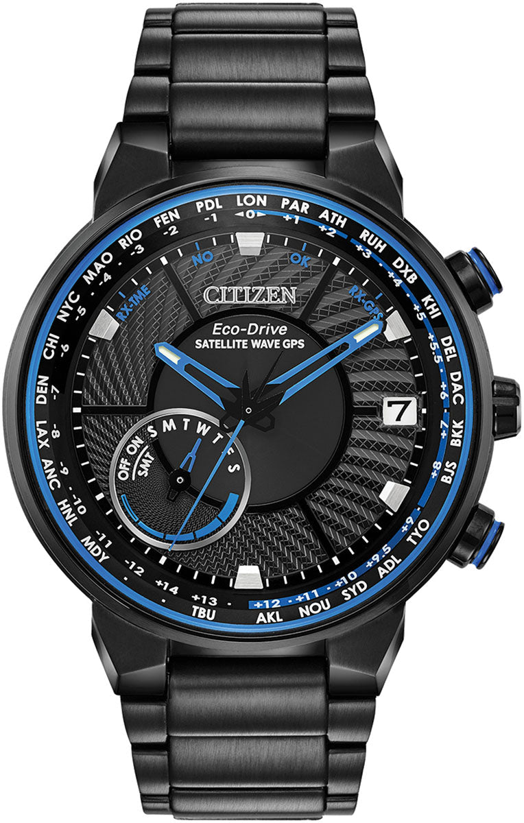 Citizen Watch Satellite Wave GPS Eco Drive Mens - Black