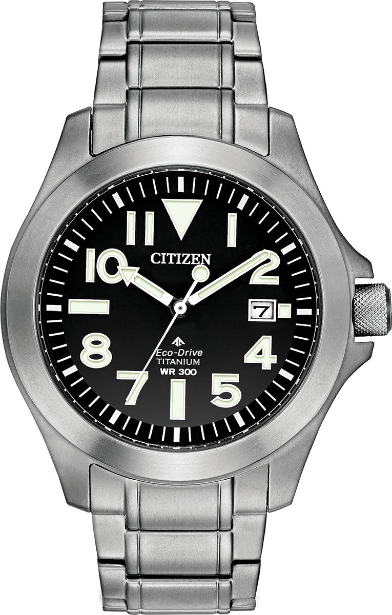 Citizen Watch Promaster Tough Super Titanium Eco Drive Mens - Black