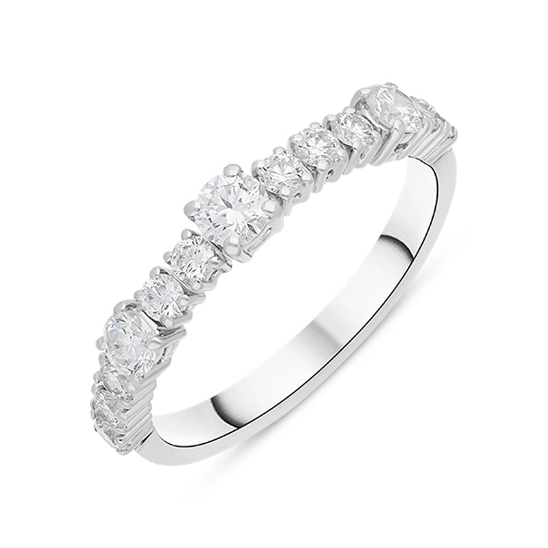 Damiani Notte Di San Lorenzo 18ct White Gold 0.70ct Diamond Ring - L (12)