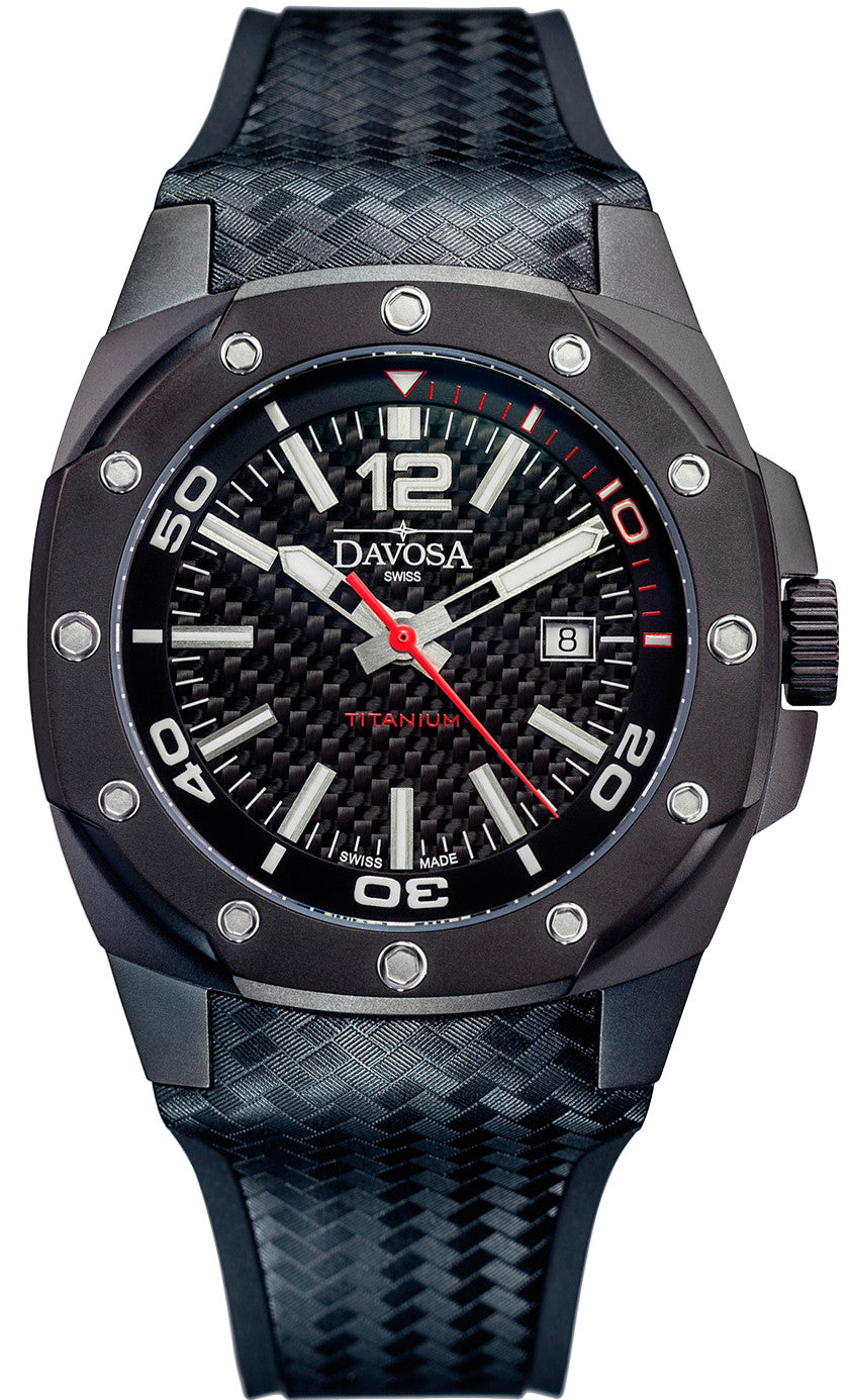 Davosa Watch Titanium Auto PVD - Black
