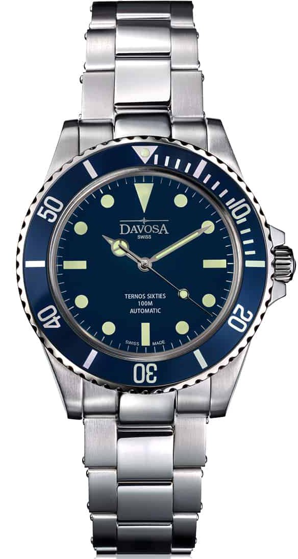 Davosa Watch Ternos Sixties Sapphire Crystal - Blue