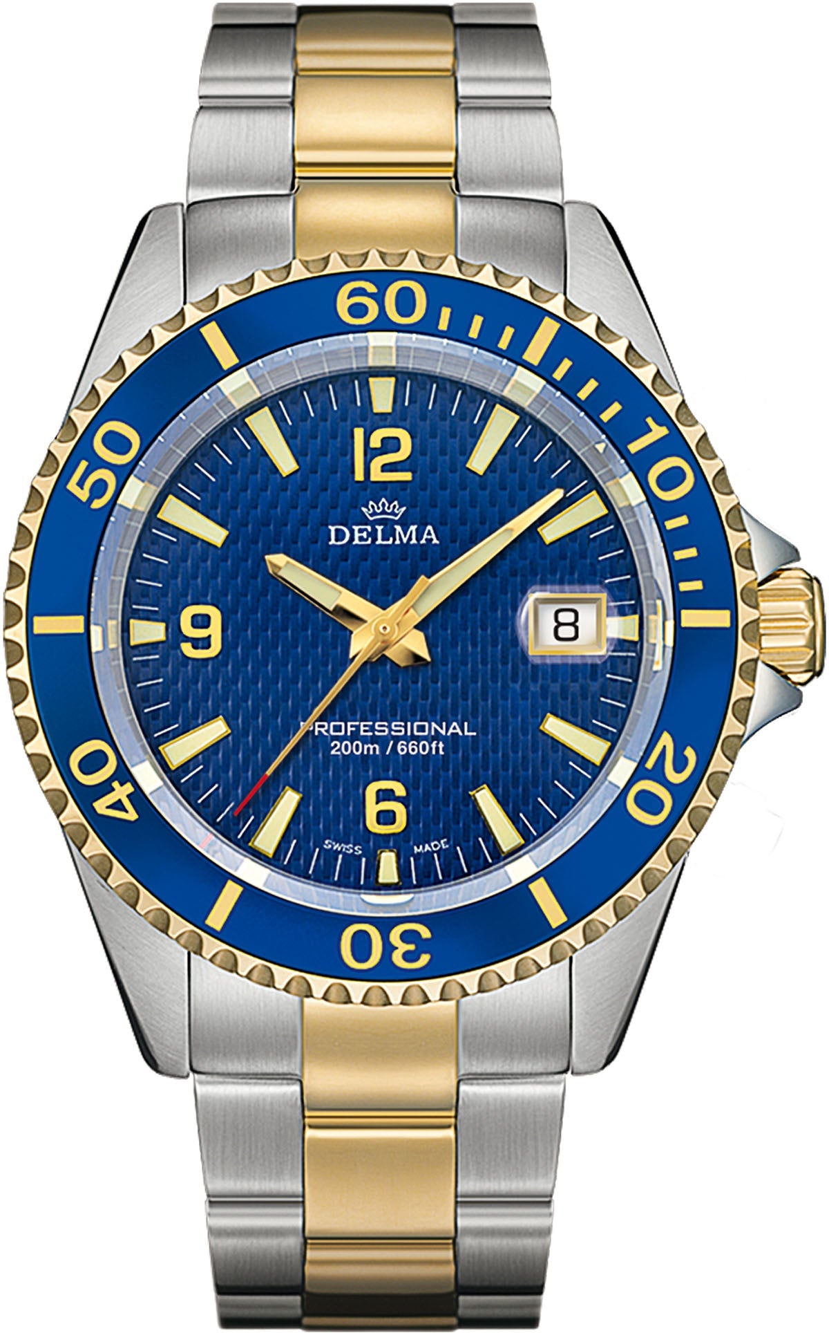 Delma Watch Santiago Quartz Two Tone - Blue